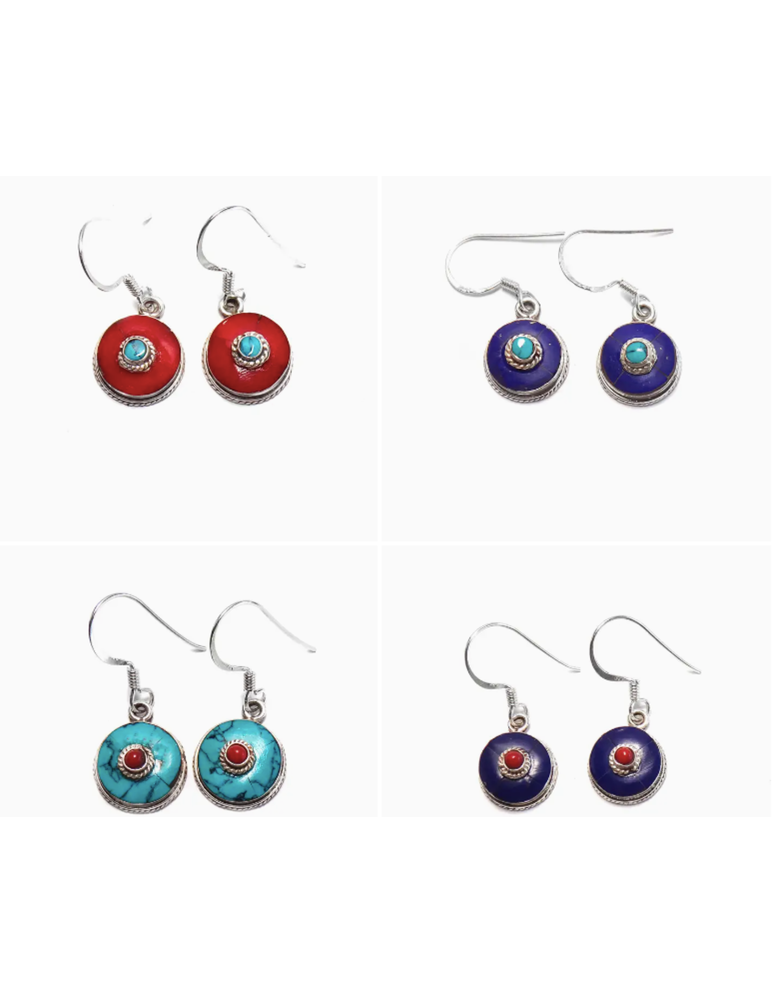 Tibetan Earrings, Nepal