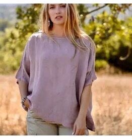 Everly Linen Blouse, India Everly Linen Blouse, India