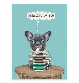 BOSTON TERRIER Thinking of You Card