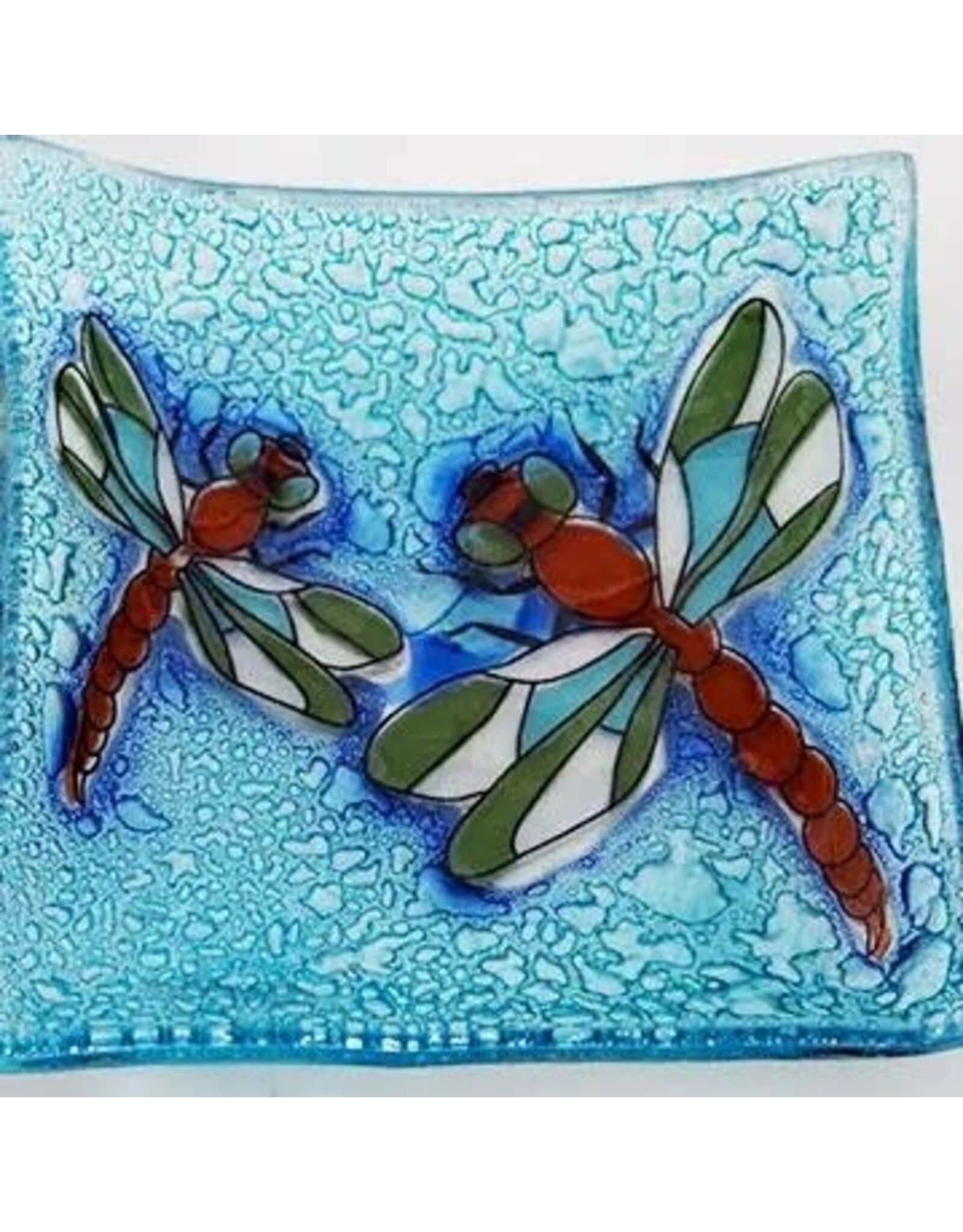 Dragonfly Square Dish