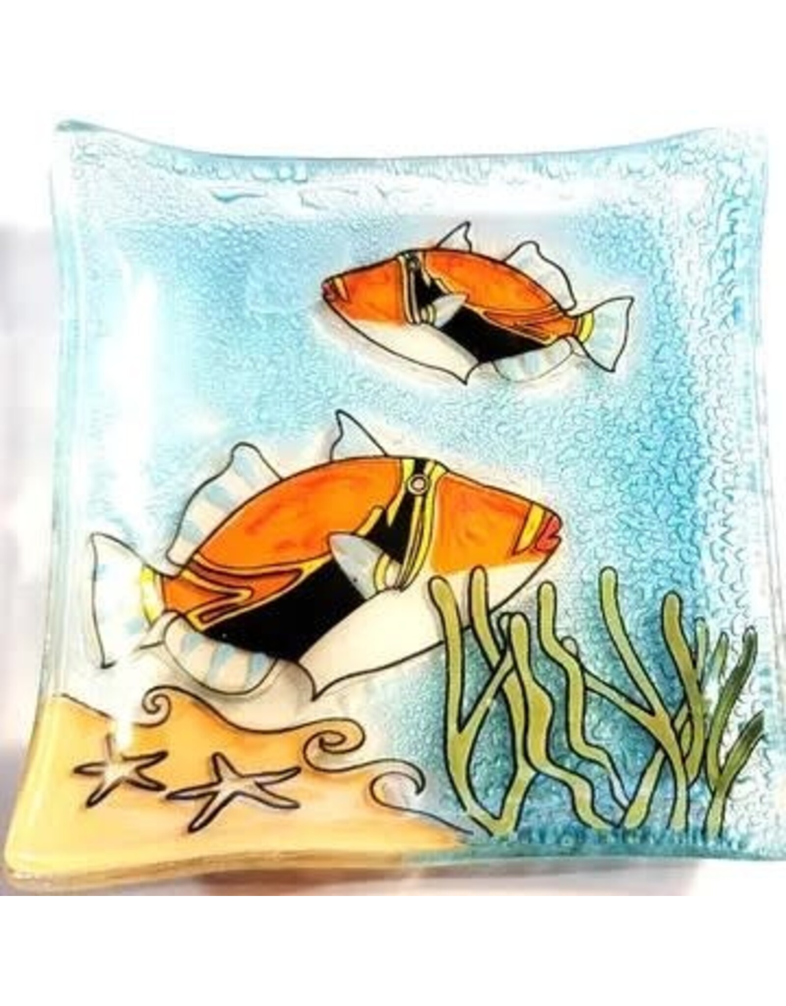 Humuhumu... Small Square Glass Dish