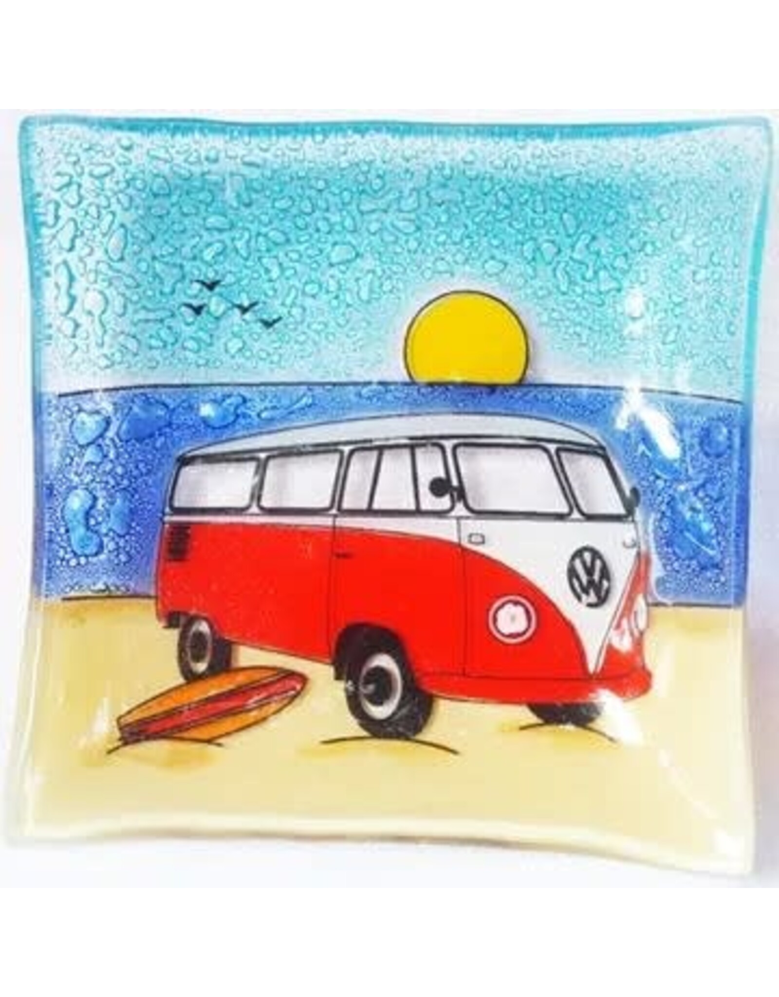 VW Square Glass Dish, Ecuador