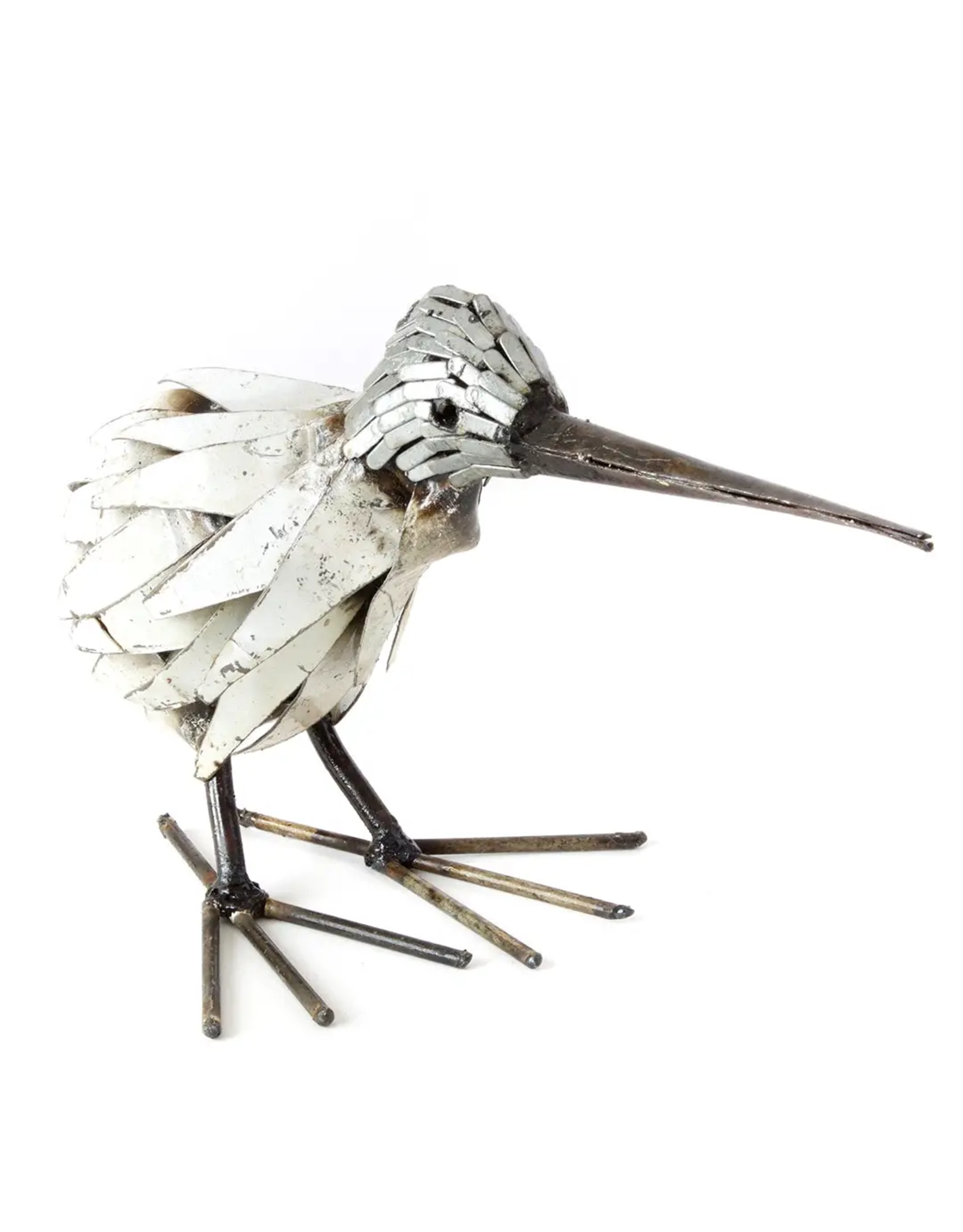 Kiwi Bird Recycled Metal Sculpture, Zimbabwe