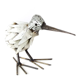 Kiwi Bird Recycled Metal Sculpture, Zimbabwe