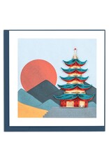 Quilled Pagoda Greeting Card