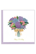 Trade roots Birthday Hydrangeas Quilling Card