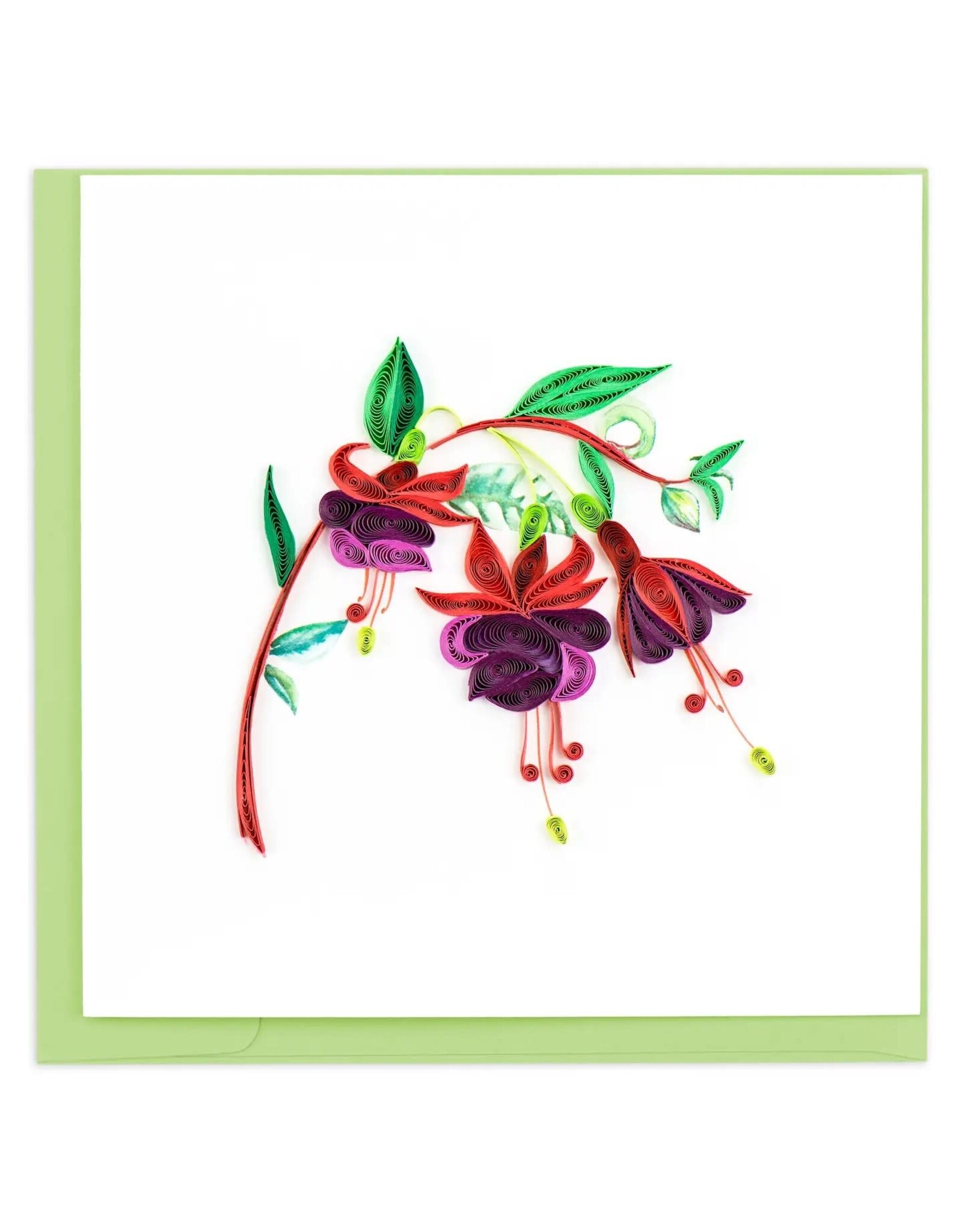 Fuchsia Quilling Card, Vietnam