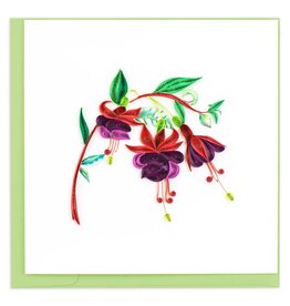 Fuchsia Quilling Card, Vietnam