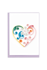 Colorful Heart Gift Enclosure Mini Card, Vietnam