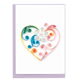 Colorful Heart Gift Enclosure Mini Card, Vietnam