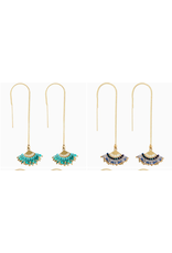 Kai Beaded Thread Earrings, Thailand