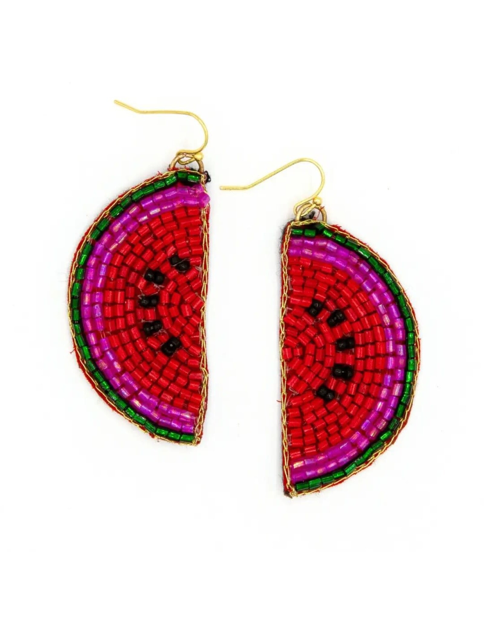 Beaded Fruit Earrings, Thailand