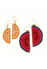 Beaded Fruit Earrings, Thailand