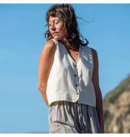Button Down Kurta Vest