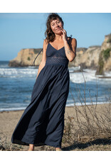 Maxi Lace Dress, Navy Blue