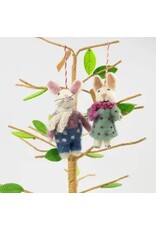 Ornament - Felt Easter Polka Dot Bunny - Easter Decor
