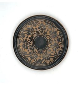 Geometric Kaleidoscope Ceramic Ring Dish