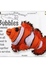 Bubbles the Clownfish String Doll Keychain
