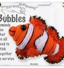 Bubbles the Clownfish String Doll Keychain