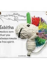 Trade roots Tabitha the Unicorn String Doll Keychain
