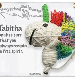 Trade roots Tabitha the Unicorn String Doll Keychain