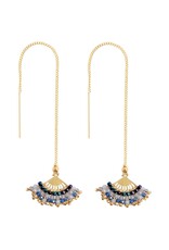 Kai Beaded Thread Earrings, Thailand