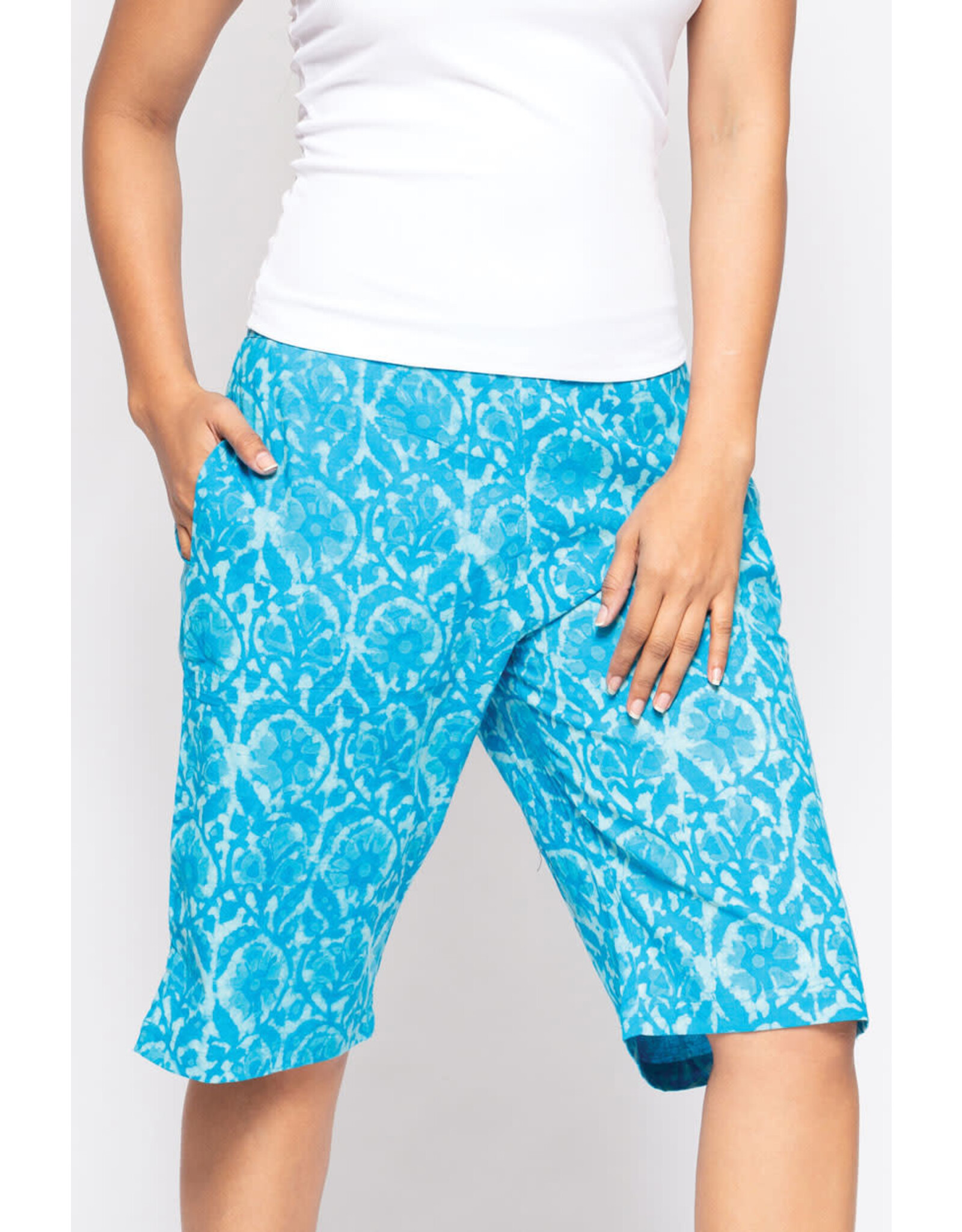 Block Print Shorts,  (2 COLORS)