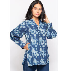 Jaya Block Print Tunics, Indigo