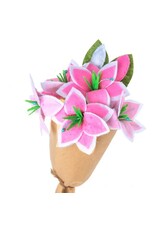 Petite Pink Lilies Bouquet, Nepal
