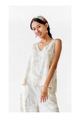 Semi-Swing Top Rayon | Palm Natural