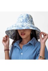 Sunhat | Cotton Palm Leaf Print