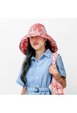 Sunhat | Cotton Palm Leaf Print