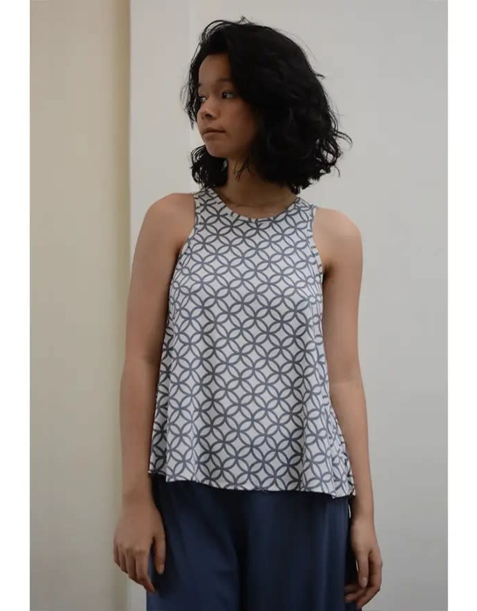 Swing Top | Rings French Blue