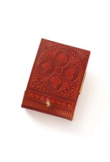 Embossed Leather Playing Cards Set, India