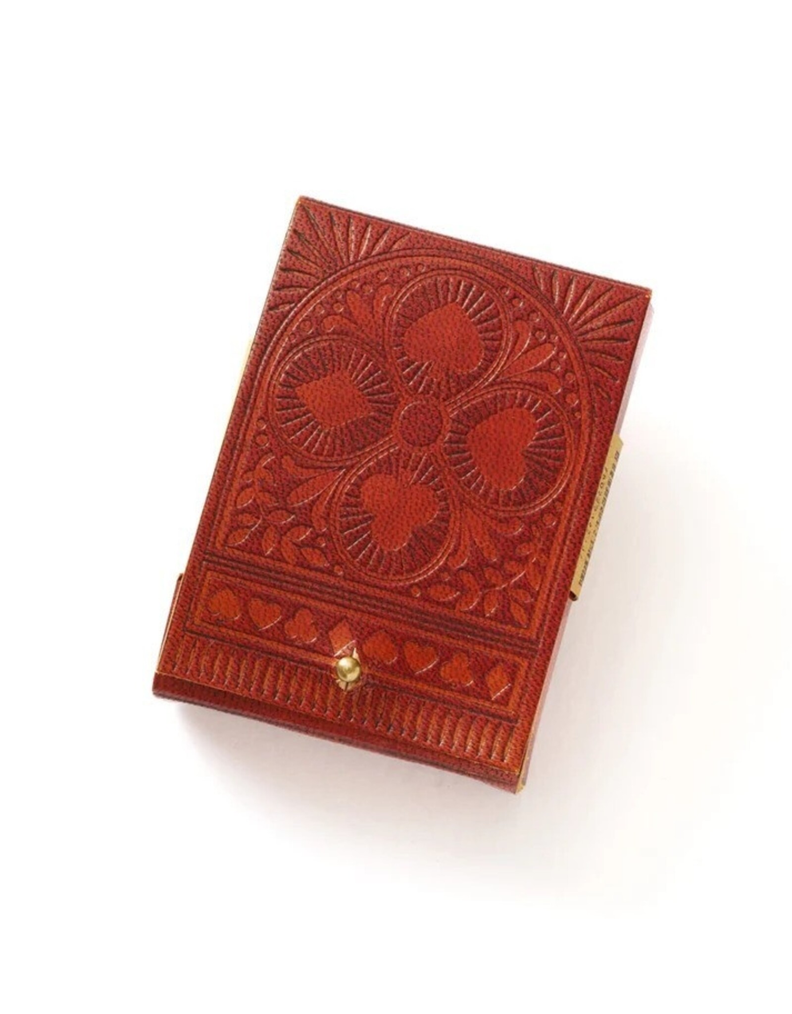Embossed Leather Playing Cards Set, India