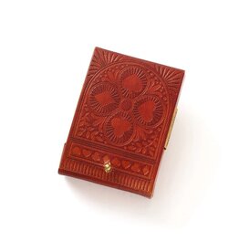 Embossed Leather Playing Cards Set, India