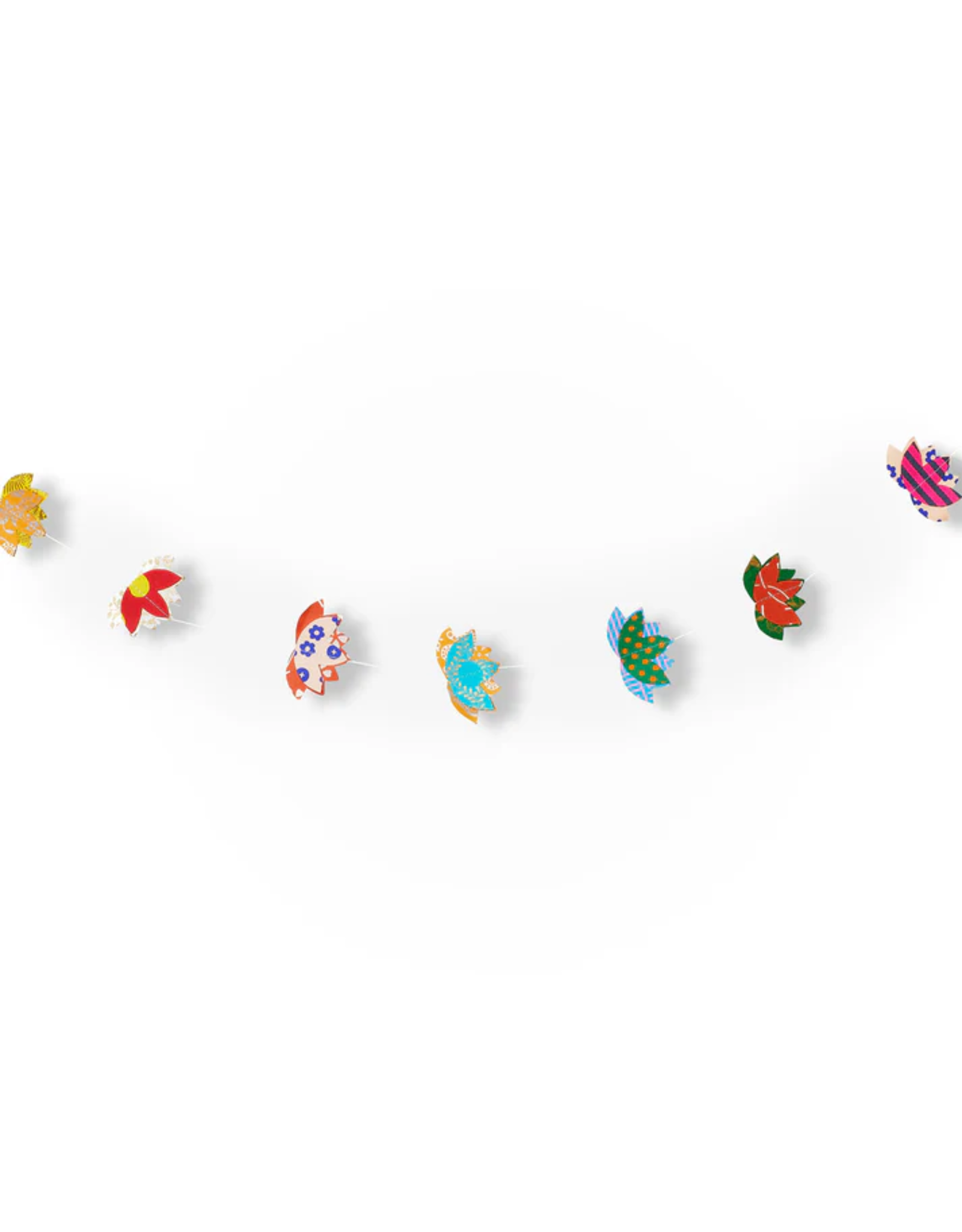 Lotus Recycled Paper Garland  , India