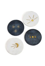 Indukala Moon Phase Marble Coasters, India