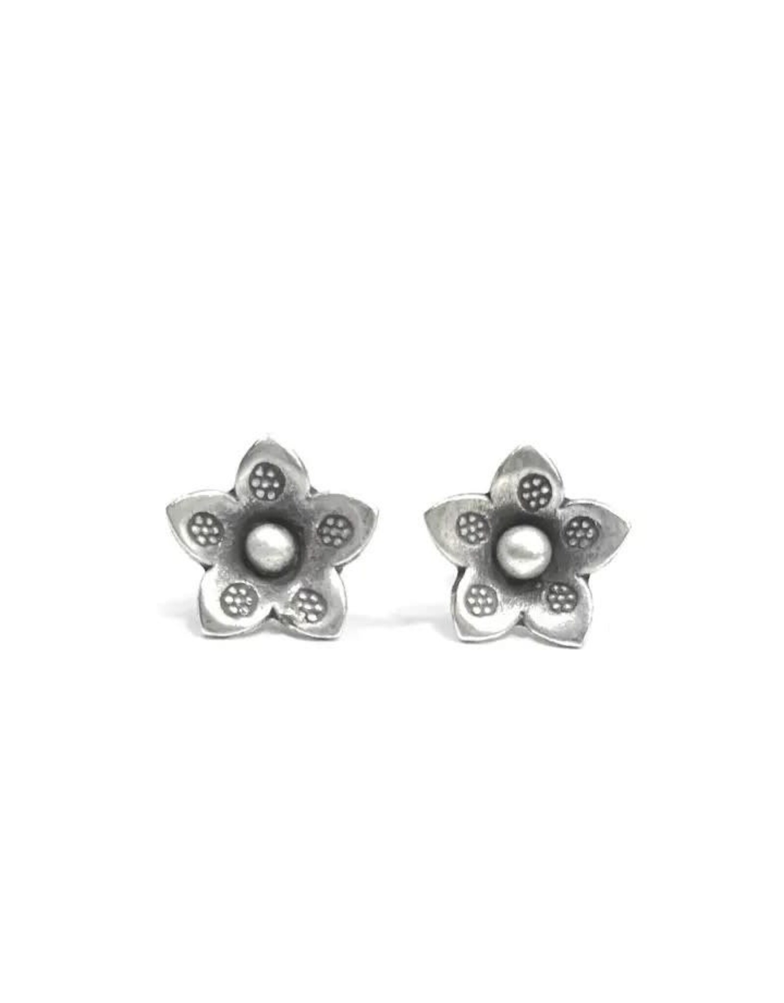 Small Tribal Flower Stud, Thailand