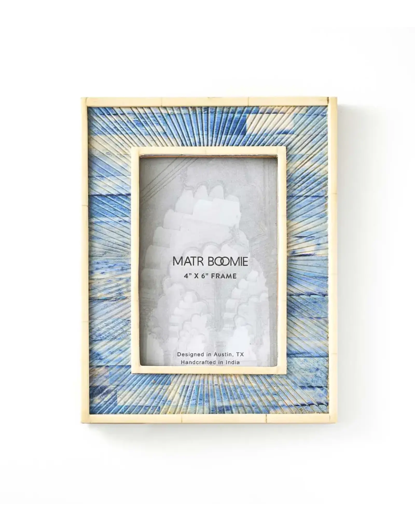 Neela 4x6 Picture Frame - Carved Bone, India