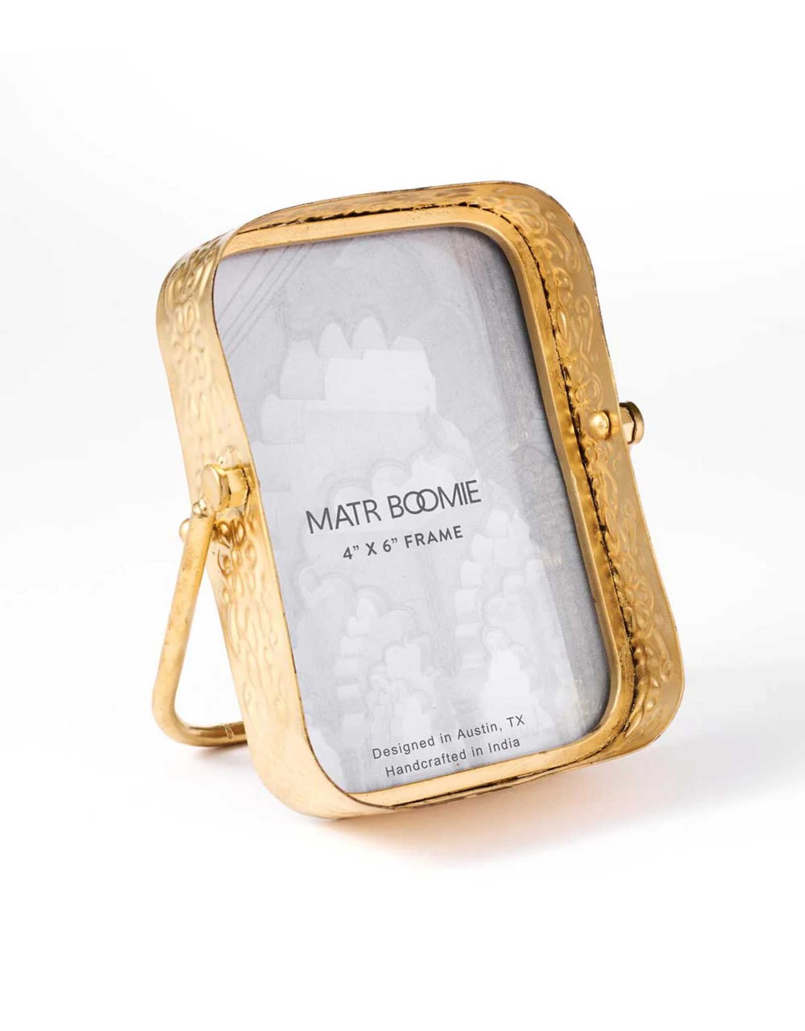 Loha 5x7 Rounded Picture Frame - Embossed Iron, India