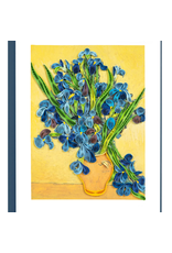 Artist Series - Quilled Irises, Van Gogh Greeting Card
