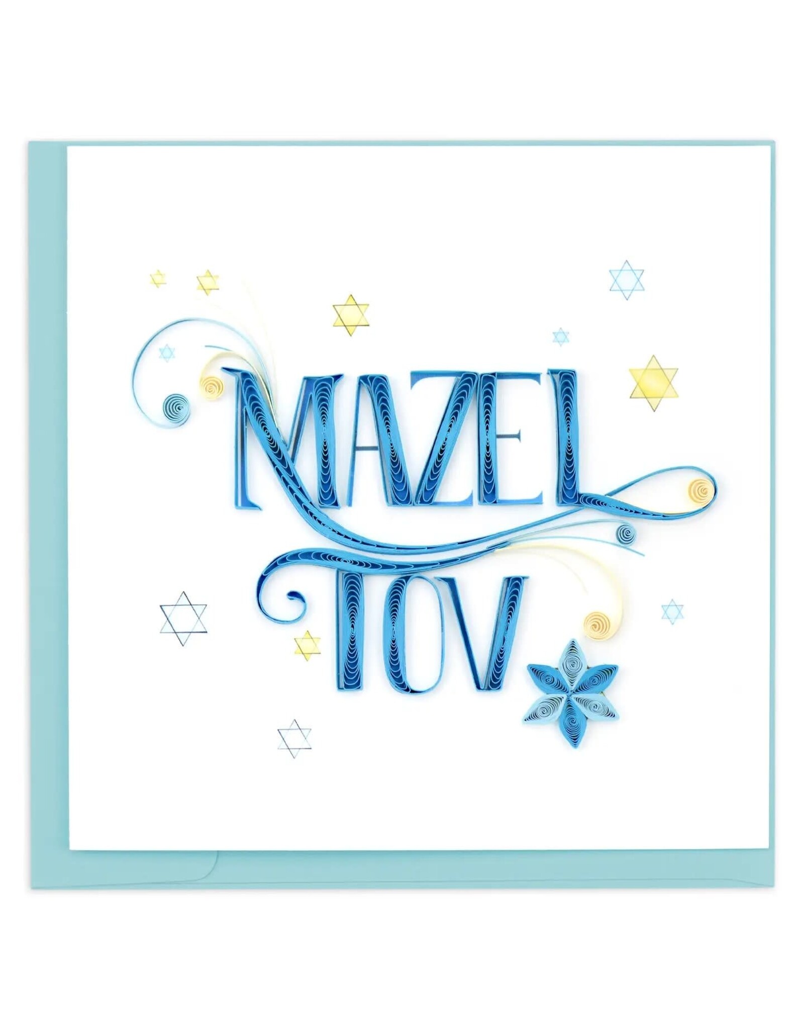 Mazel Tov Celebration Quill Card