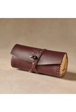 Asif Leather & Olive Wood Eyeglass Case, India