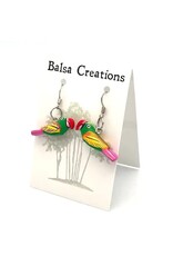 Balsa Wood Earrings, Nicaragua