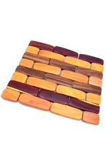 Tropical Hardwood Foldable Trivet, Nicaragua