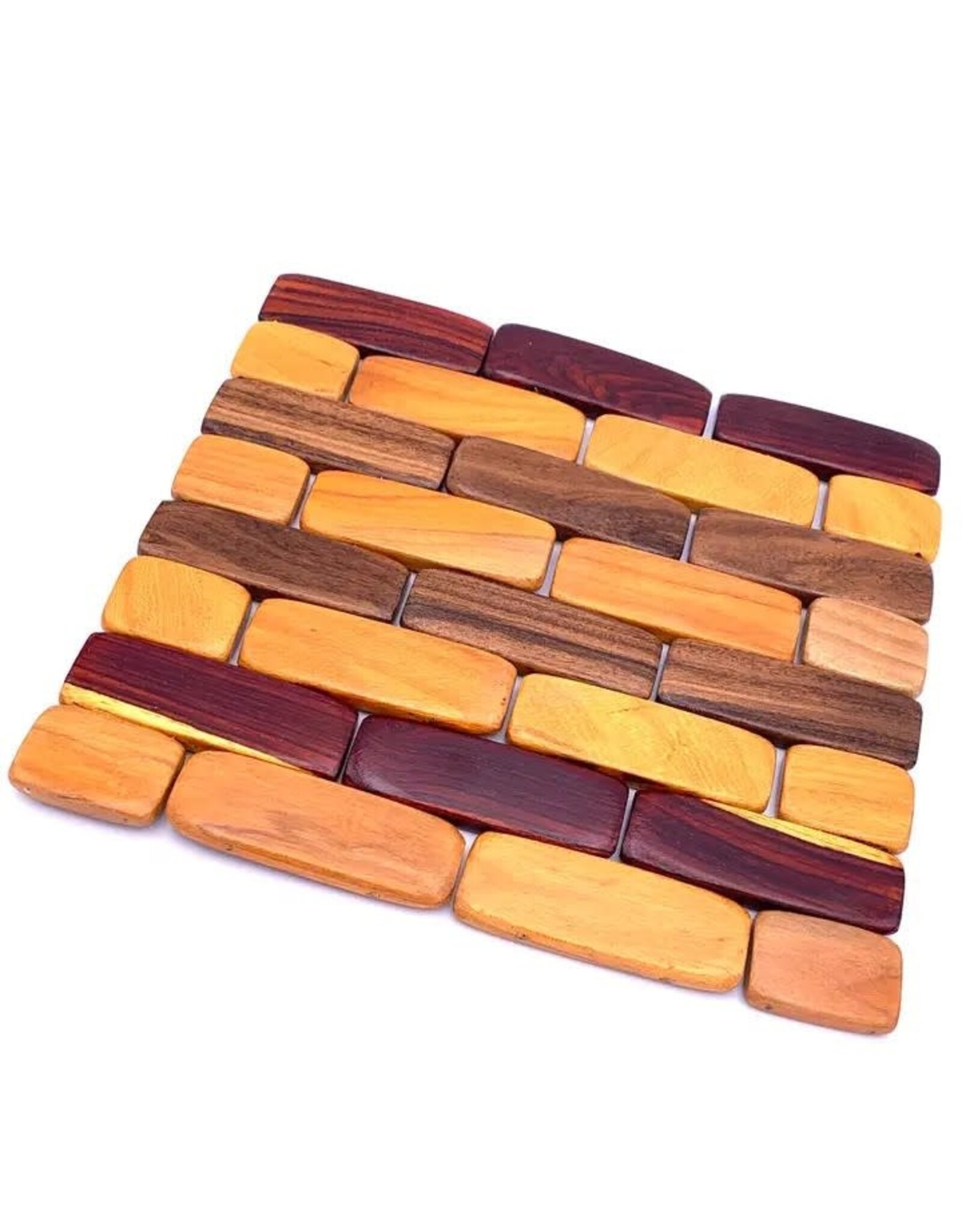 Tropical Hardwood Foldable Trivet, Nicaragua