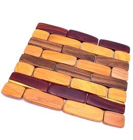 Tropical Hardwood Foldable Trivet, Nicaragua