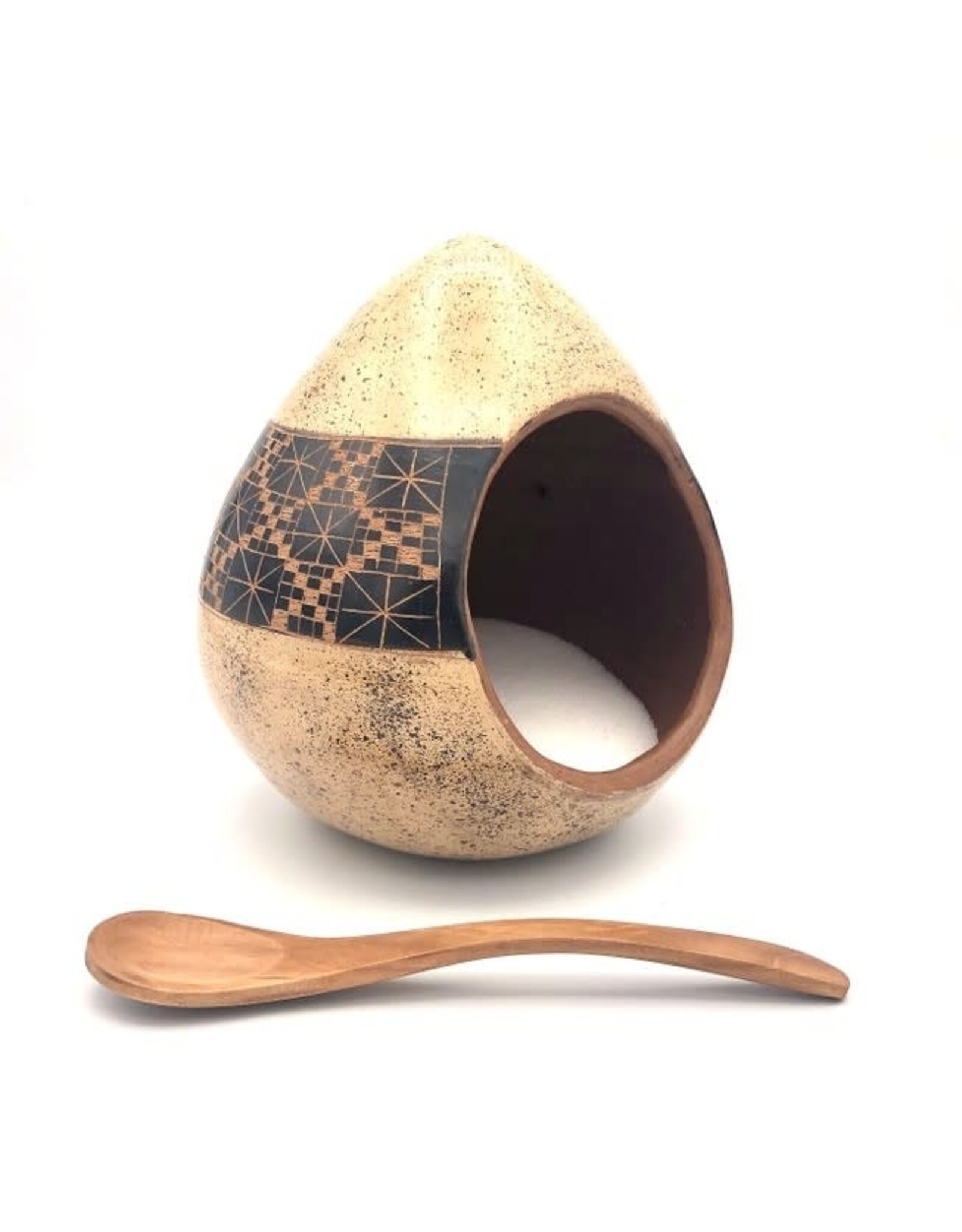 Ceramic Salt Cellar, Nicaragua