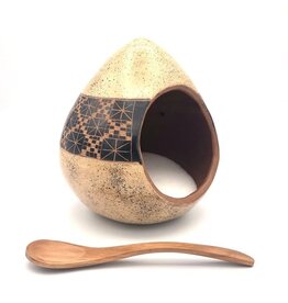 Ceramic Salt Cellar, Nicaragua